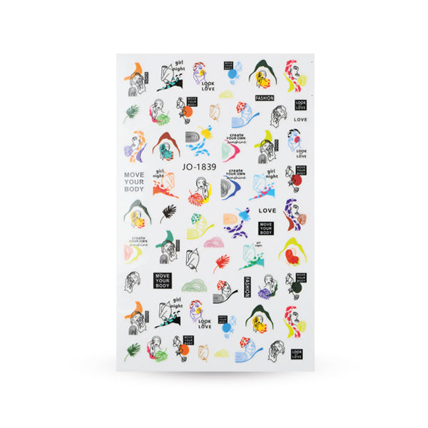 Cn Nail Sticker (JO-1839)