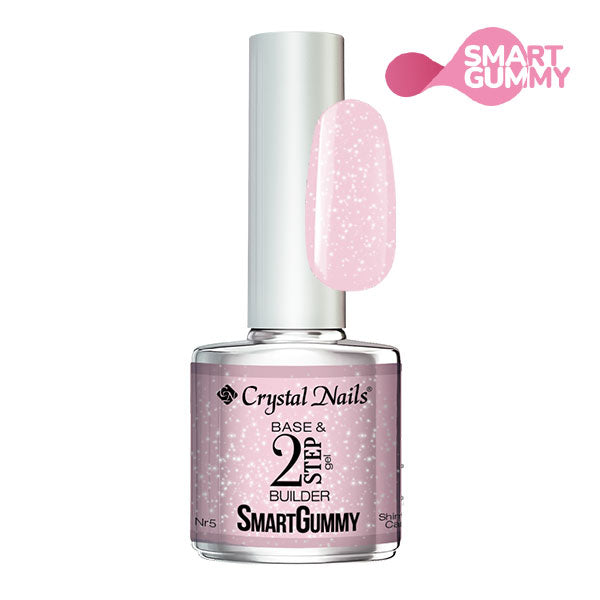 CN SmartGummy Rubber Base gel - Nr5 Shimmer candy 8ml THF HF
