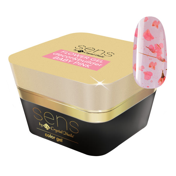 CN sens FLOWER decor & builder gel Baby Pink 5ml THF HF