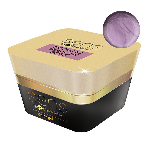 Sens Metallic Decor Gel Rose 5 ml