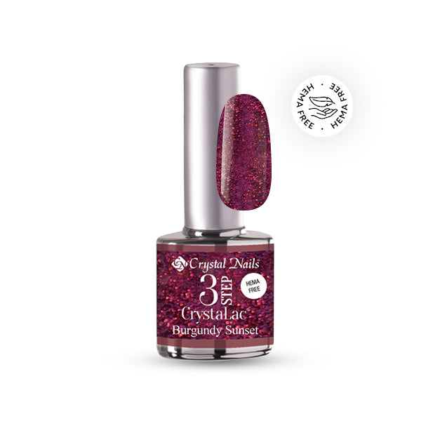 CN 3S HEMA FREE CrystaLac 8ml - Burgundy sunset THF HF
