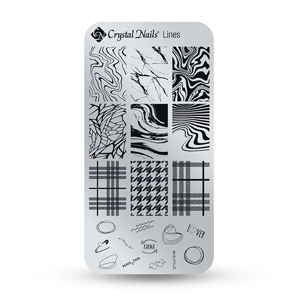 CN Nail stamp templates - Lines