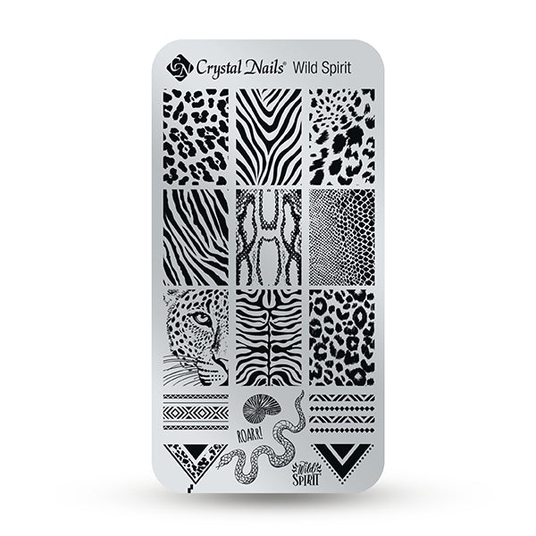 CN Nail stamp templates - Wild spirit