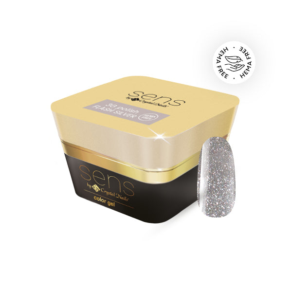 Cn Sens 3G Polish - Flash Silver 5ml THF