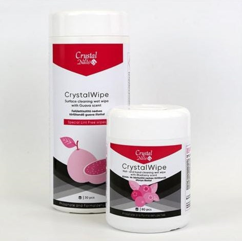 CN Crystalwipe - Nail - and skin cleaning wet wipe (blueberry scent) 80pçs