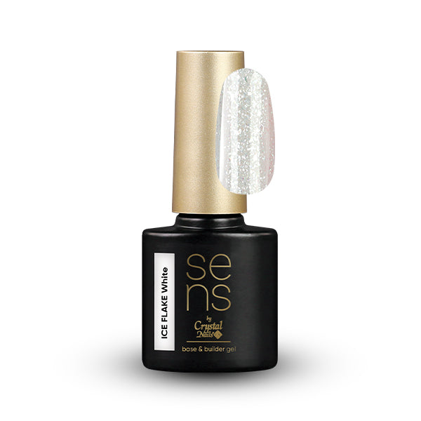 SENS ICE FLAKE base&builder gel - white 10ml THF HF