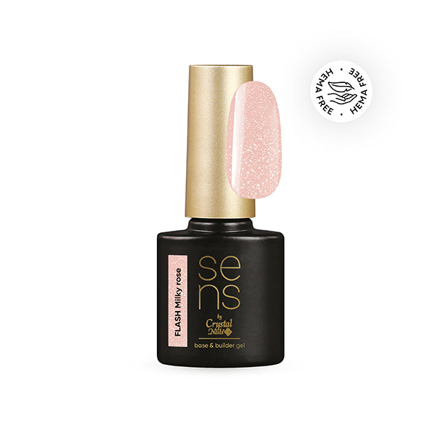 SENS FLASH Hema Free Base gel - Milky Rose 10ml HF
