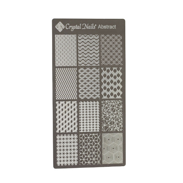 Nail stamp templates-abstract