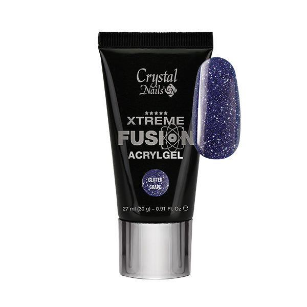 Cn Xtreme Fusion AcrylGel - Glitter Grape 30 g