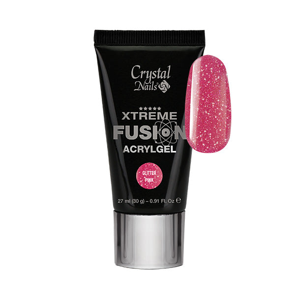 Cn Xtreme Fusion AcrylGel - Glitter Pink 30 g