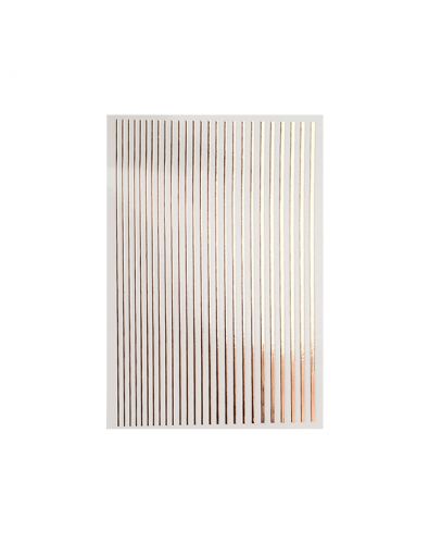 CN Magic stripes sticker ROSEGOLD