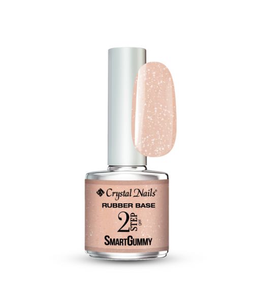 CN SmartGummy Rubber base gel - Nr8 Shimmer Peach 8ml THF HF
