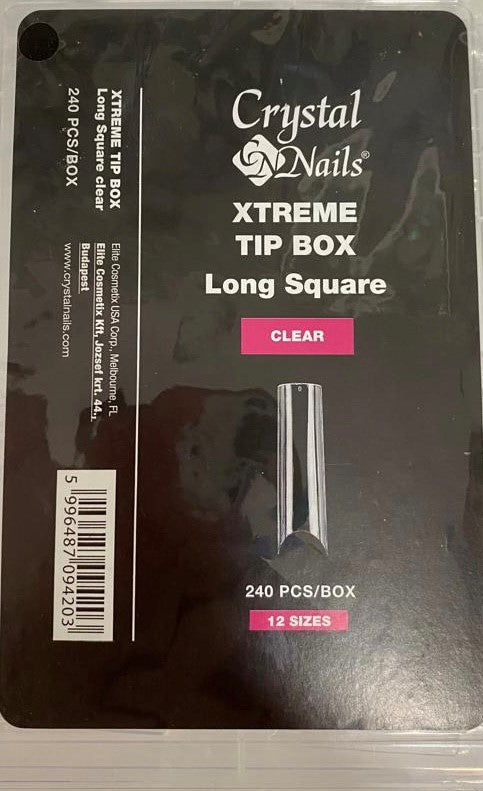 Xtreme tip Box - Long Square 240 pcs